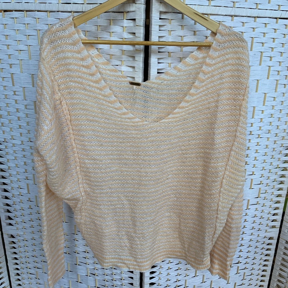 Free People Ballet Pink Slouchy Sweater